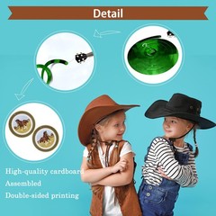 10 PCS Western Cowboy Party Swirls Streamers Theme Birthday Hanging Decor