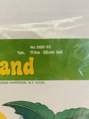 1987 Amscan LUAU ISLAND Pig Parrot Banquet Honeycomb Table Centerpiece Denmark