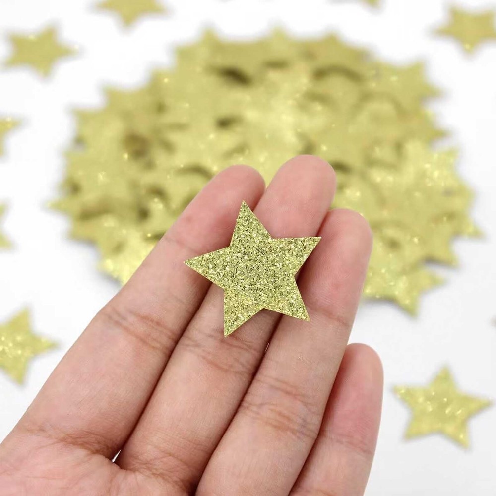 Glitter Star Shaped Table Confetti Party Anniversary Decorations 200 Pcs