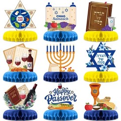 Pasimy 9 Pcs Passover Table Centerpieces Decorations Happy Passover…