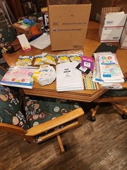 Birthday Party Lot. Tissue, Gift Bags, Decorating Kit, Mini Pinata, Table Cover