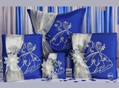 NEW 4PC Custom Quinceanera Set Kneeling pillow Guestbook Photo album bible