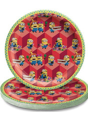 Despicable Me Minions Birthday multicolored paper plates 7″ Pack 32 Plates