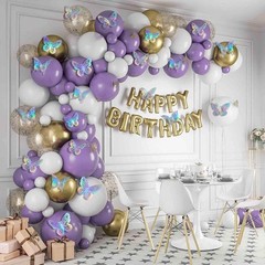Laser Butterfly Wall Decor, 48Pcs 2 Styles 3 Sizes Butterflies for Birthday C…