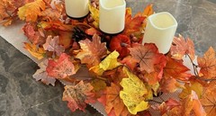 4 Pack Fall Leaf Garland, Total 23.6Ft Artificial Fall Vines Autumn Garland Fall