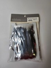 Spritz Photo Backdrop Curtain Metallic Black Decoration 3ft x 6ft