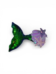 Purple Mermaid Party Decorations Set for Kids Birthday, Banner Plates Cups Napki
