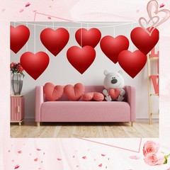 Large Red Heart Paper Cutouts Valentines Bulletin Board Craft Decor 12 In 100