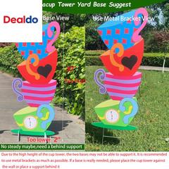 Alice Party Decorations Wonderland Yard Decor,Garden Tea Party Decorations Yard