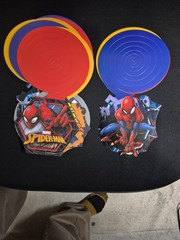 MARVEL Spiderman Swirl Decorations – (2 Pack) Crime Fighters 12 Piece Set