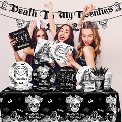 Death to My 20s Tableware Decorations-30th birthday Tableware Supplies,143Pcs…