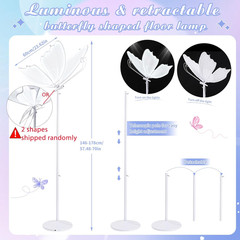 Butterfly Chandelier Floor Lamp – Elegant LED Decoration for Weddings & Parties