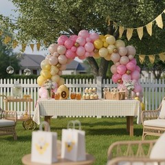 152pcs Pink Yellow Balloon Arch, Pastel Pink Baby Pink Macaron Yellow Ivory W…