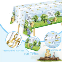 177Pcs Blue Winnie Bear Baby Shower Pooh Party Supplies Decorations Oh Baby Plat