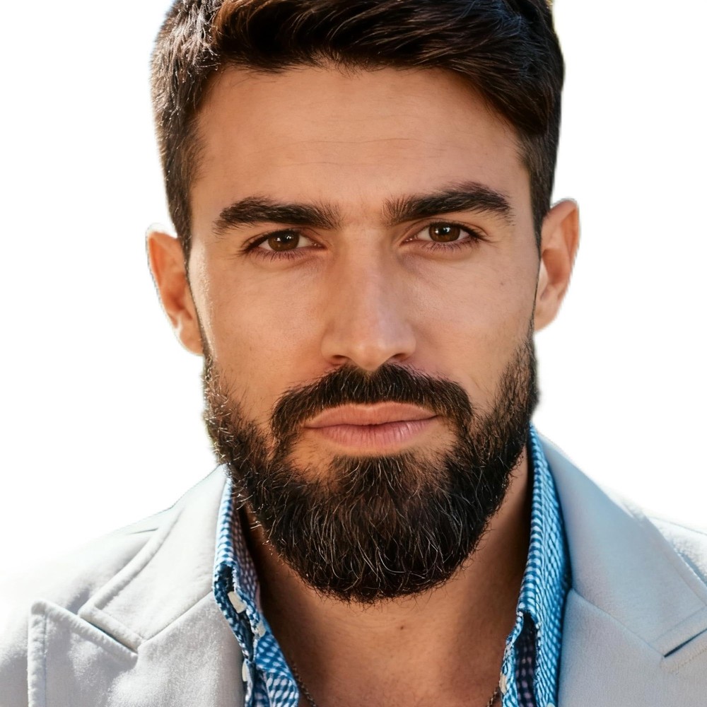 Fake Beard Fake Mustache Human Hair Full Hand Tied Lace Facial Hair Black Fak…