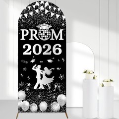 Class of 2026 Arch Backdrop Cover Background Congrats Grad Prom Party Decor