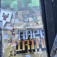 Minecraft Birthday Party Decorations Banner Cake Topper Balloons & More 2 Packs
