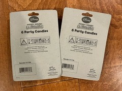Mickey Mouse Clubhouse birthday candles 2 packs of 6