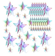 42 3D Star Centerpieces Decorations for Tables in 3 Sizes
