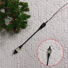 Set of 10 OOHO Scale Led Street Light Lamp Posts for Model Train Layouts