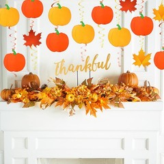 Thanksgiving Decorations Swirls Hanging Fall Autumn Home Office Classroom