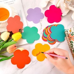 108 PCS Colorful 3.5 Inch Flower Cutouts Paper Spring Board Decor Die Cut