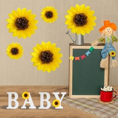 Sunflower Tissue 10 Piece Assortment, (yellow and brown)