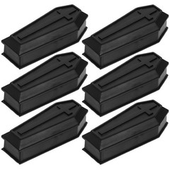6 Pcs Plastic Miniature Coffin Boxes Halloween Candy Treat Boxes Lid