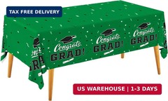 Gatherfun Graduation Party Decorations, Gongrats Grad Tablecover for Graduation