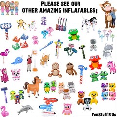 24″ Emoticon Unicorn Inflatable – Inflate Blow Up Toy Party Decoration