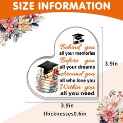 Graduation Decor Senior 2026 Acrylic Grad Sign small, graduation memory