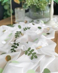 210 PCS Baby Shower Confetti Greenery Glitter Table Decor Eucalyptus Scatter