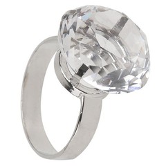 Simulated Wedding Ring Prop Large Engagement Ring Decoration for Anniversary …