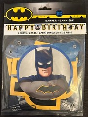 5.25ft DC Batman Jointed Happy Birthday Banner