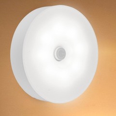 Indoor LED Stair Lights Motion Sensor Rechargeable 6 Pack with Dual Color Modes