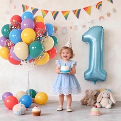 Boho Rainbow Balloons,Light Purple Blue Colorful Balloons Assorted Multi Color