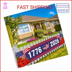 America 250th Anniversary Banner for Fence 4th of July Fourth of July Patriotic