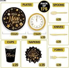 Elegant New Tableware Set for 25 Guests | Everything for 2026 Celebration