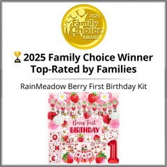 Berry First Birthday Decorations Set – Strawberry 1st Birthday Decorations Gi…