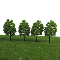 20pcs DIY Miniature Trees Model Train Railroad Wargame Scenery Landscape Scale