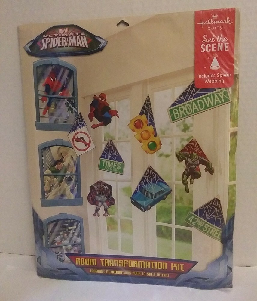 Party Room Decorating Kit SPIDER-MAN Transformation Birthday Supplies Hallmark