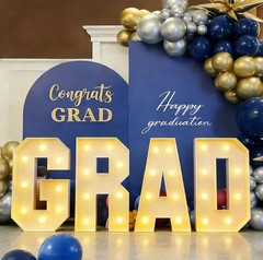 2.3FT Marquee Number Lights – 2026 Graduation Sign, Light-Up Letters for Party D