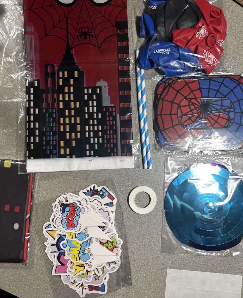 Party Decor Bundle Spiderman Theme #44