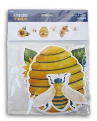 Watercolor Bee Sunflower Cutouts 36 Piece Classroom Decor Craft Supplies