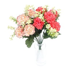 1 Bouquet 5 Heads Hydrangea Silk Flower Artificial Flower Holding Flowers Decor