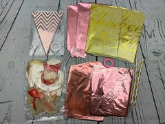 70th Birthday Party Decorations Happy Birthday Foil Ballons Banner Number Pink