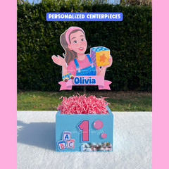 Ms.Rachel Centerpieces, Ms.Rachel birthday Party Supplies, Kids birthday party