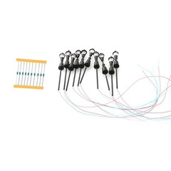 Set of 10 OOHO Scale Led Street Light Lamp Posts for Model Train Layouts