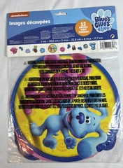 NEW~5 PACKS~12 Cutouts Per Blues Clues Party Decorations New Cutout Decorations