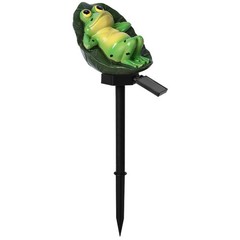 Garden Frog Solar Lamp Perfect for Outdoor Decor and Landscape Illumination
